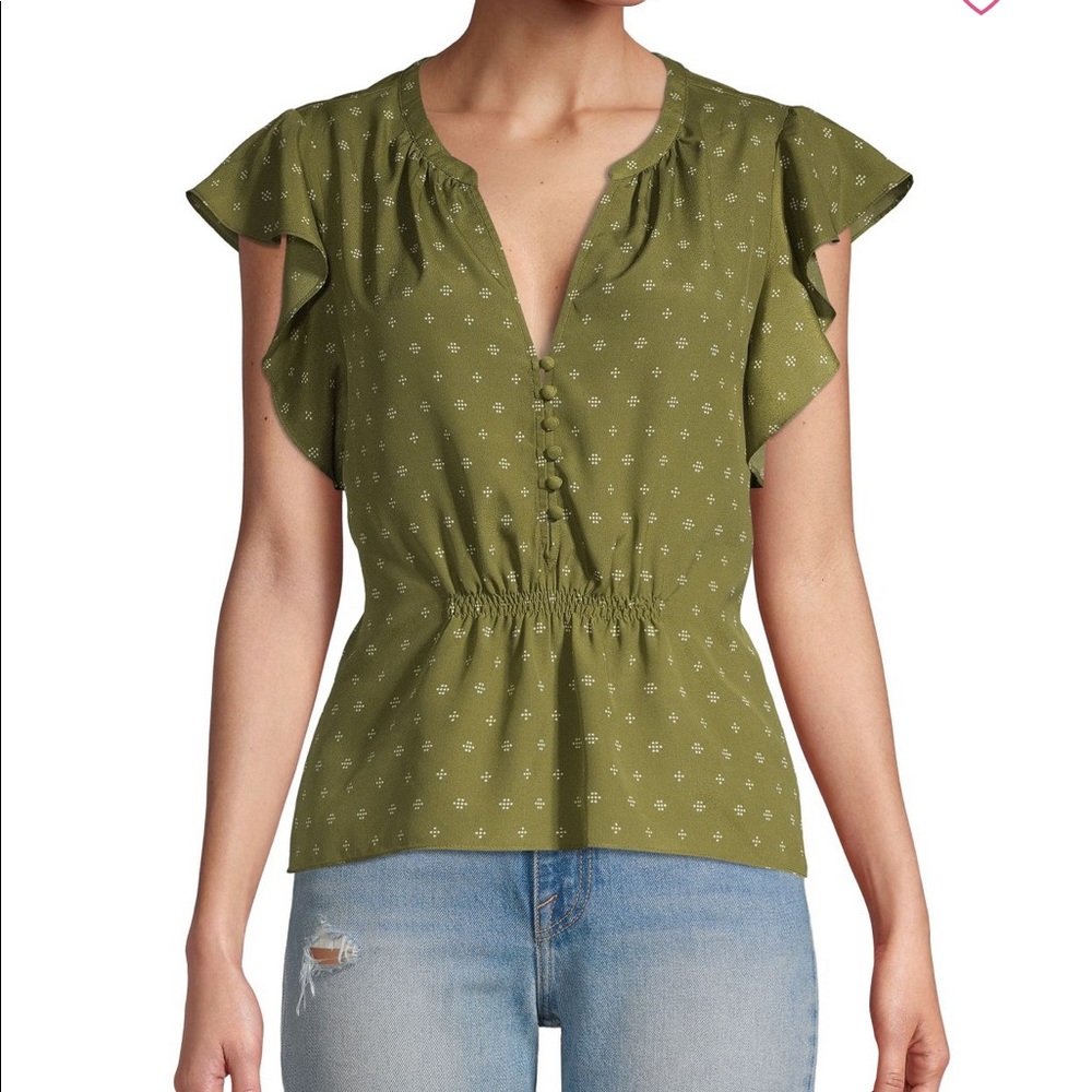 joie flutter sleeve top